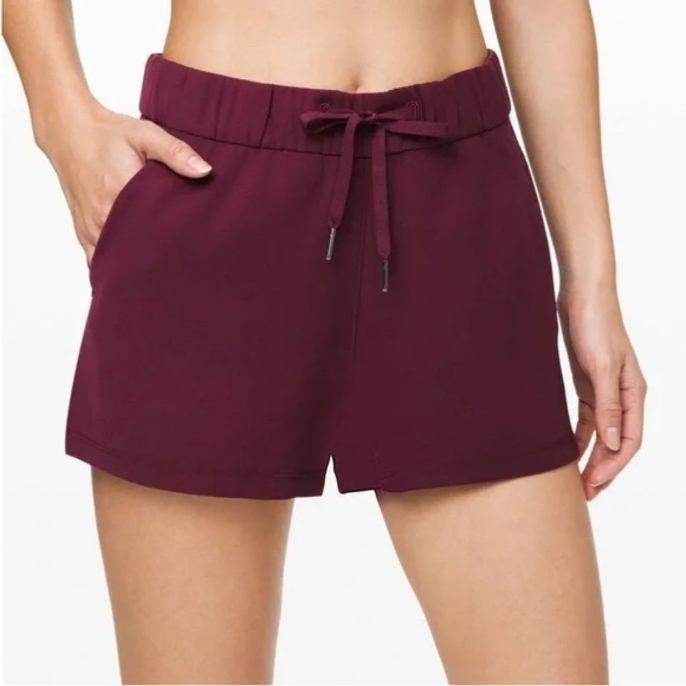 lululemon athletica Burgundy Women Shorts